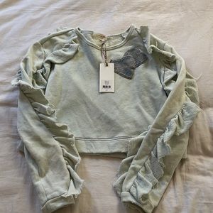 Loveshackfancy Daron Top - Ocean Mist
